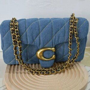 Coach Tabby 26 Denim Shoulder Bag